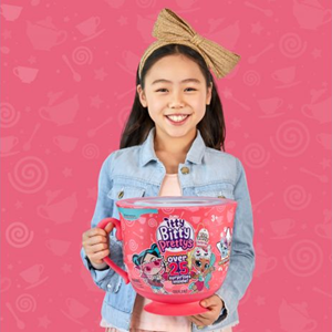 عروسک سورپرایزی Itty Bitty Prettys مدل Tea Party بزرگ با 25 سورپرایز -اسباب بازی